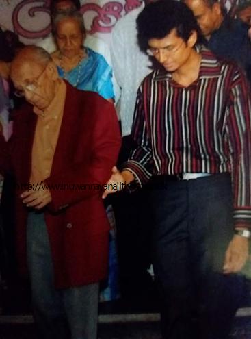 With Dr Lester james peiris